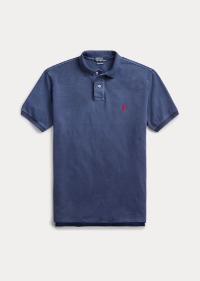 Polo Ralph Lauren Custom Slim Distressed Polo Herre Danmark (OTMKQ6074)